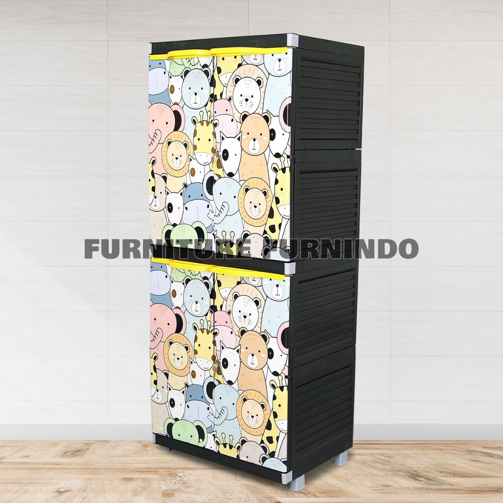 LEMARI PLASTIK MIAMI ORLANDO JUNGLE