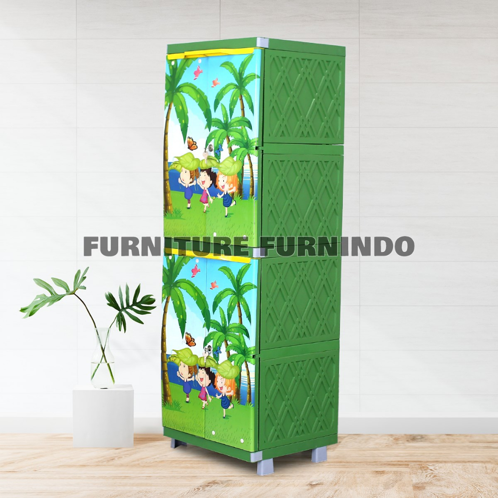 LEMARI PLASTIK MIAMI KINARA