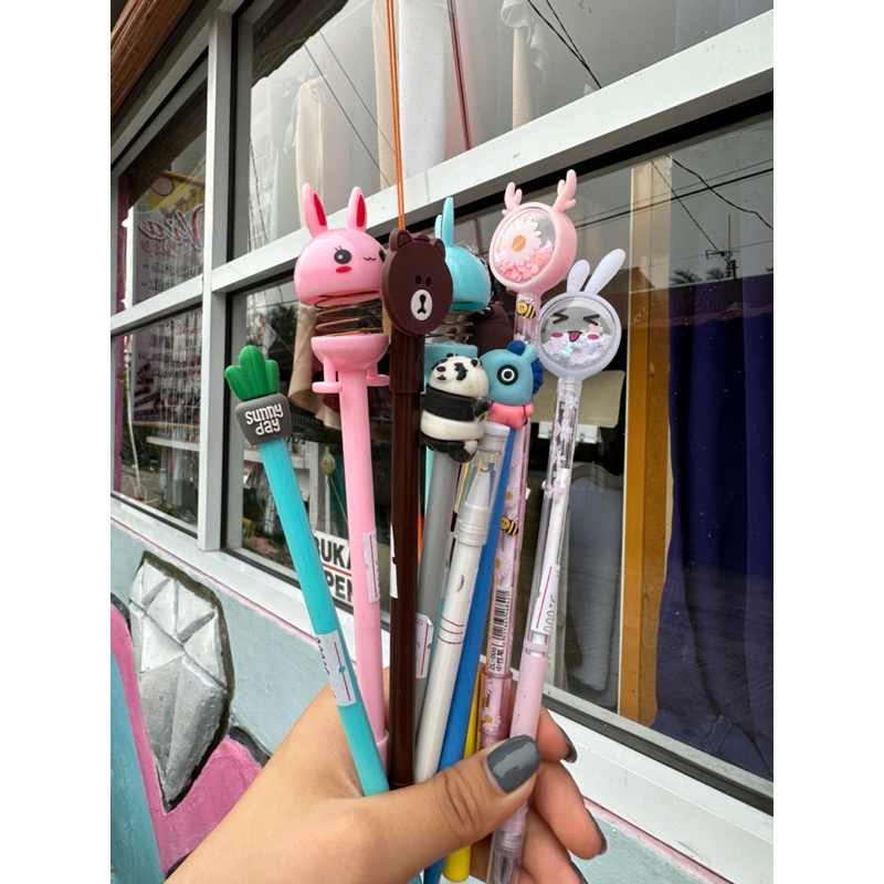 

PENA KARAKTER Pena Pulpen Gel Motif Karakter Kelinci Lucu / Bolpen Gel / Pena Telinga Kelinci / Pulpen Gel 0.5mm / Stationery Sekolah