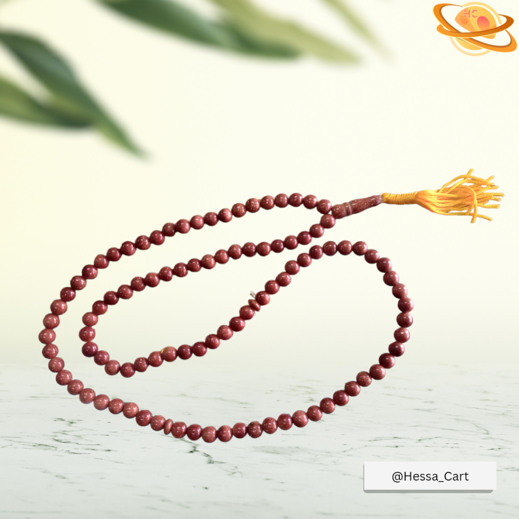 TASBIH BATU PASIR EMAS 8MM 99 BUTIR  tasbih premium tasbeh gold tasbih emas
