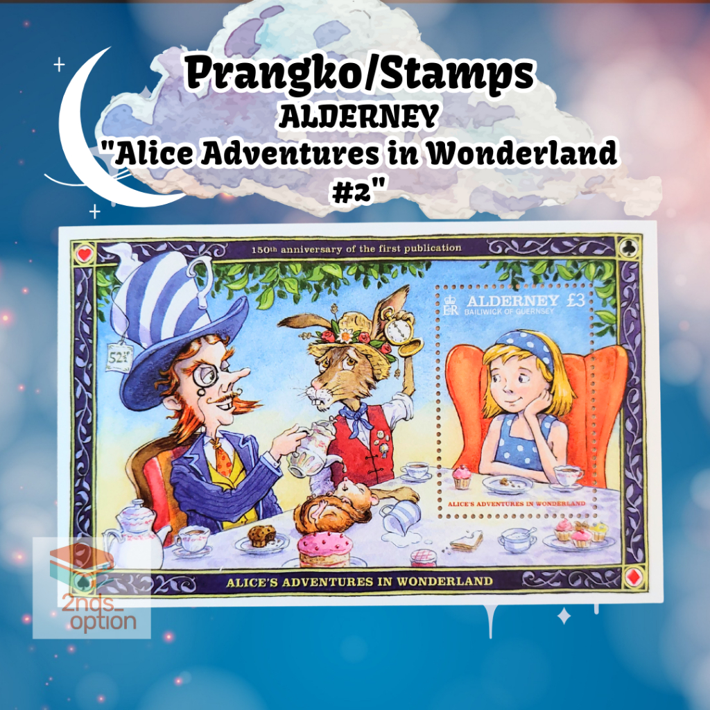

Prangko/Stamps ALDERNEY "Alice Adventures in Wonderland" #2