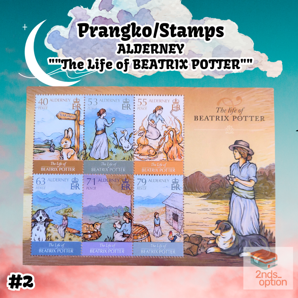 

Prangko/Stamps ALDERNEY "The Life of BEATRIX POTTER" #2