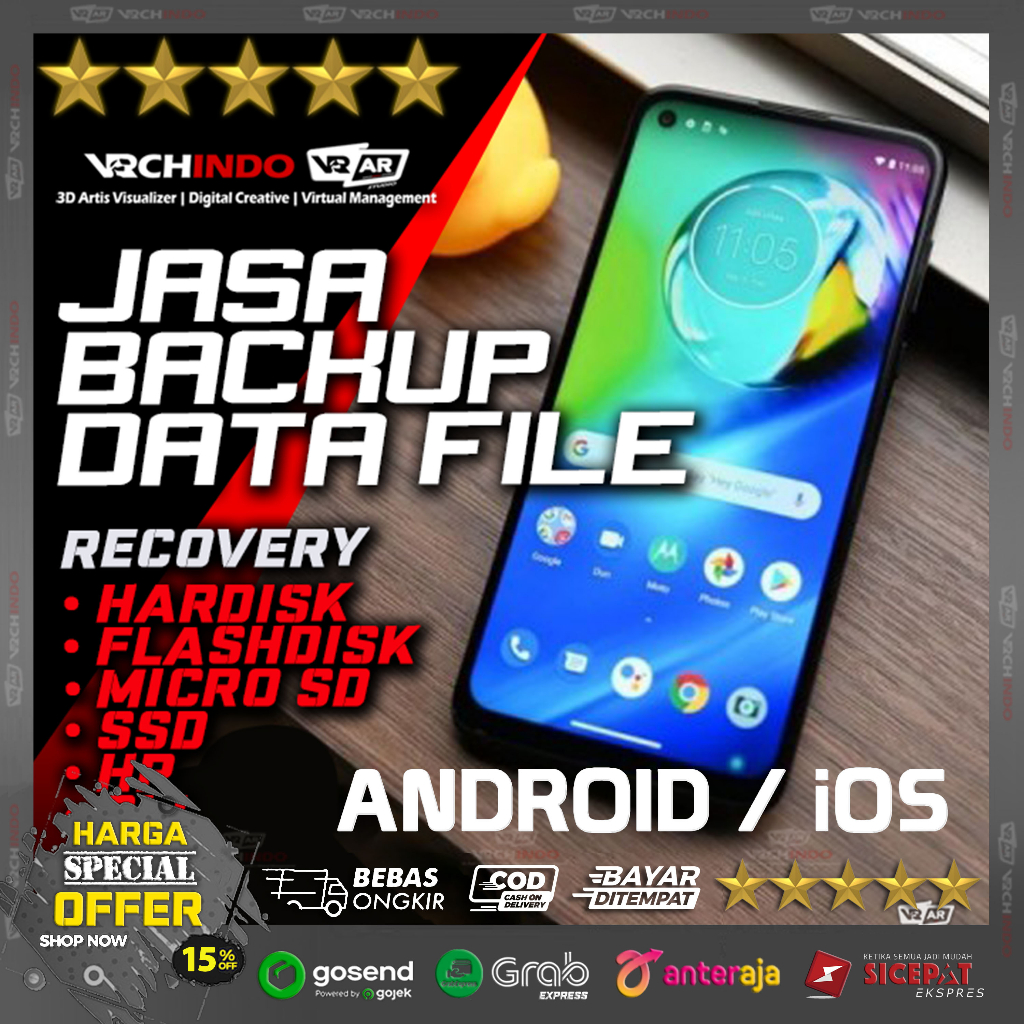 Jasa Backup Data Recovery File HP - Android / IOS | Factory Reset DLL