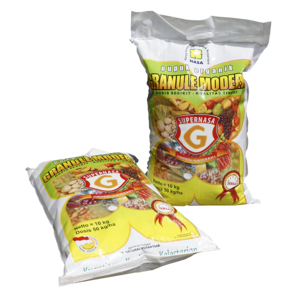 SUPERNASA GRANUL - 10KG - ORGANINDO - PUPUK ORGANIK GRANUL