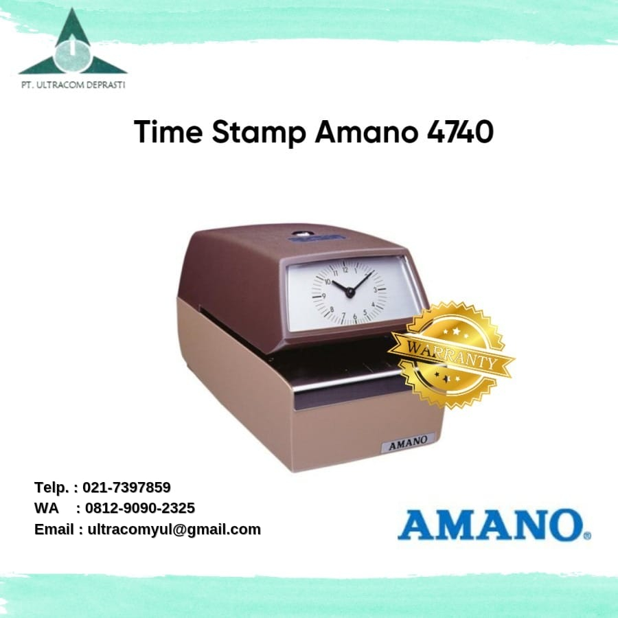Timestamp Amano 4740