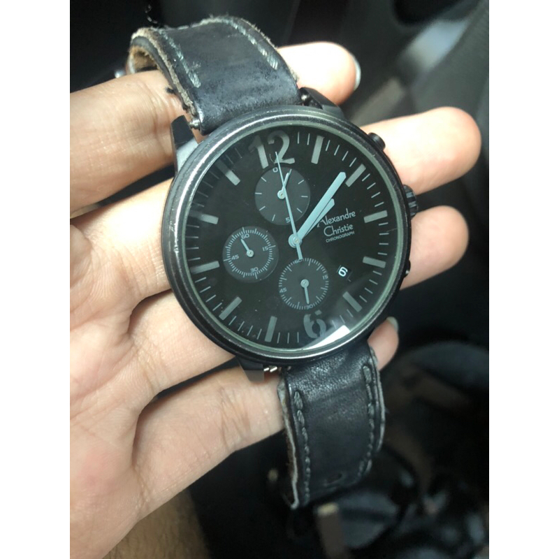 Alexandre Christie 6267 MC jam tangan pria analog second normal aman AC Alexander Christie
