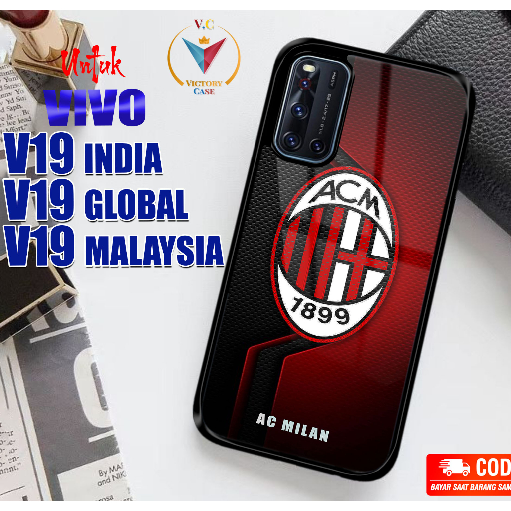 Case Vivo V19 India V19 Global V19 Malaysia Victory Case Motif [ FTBL ] Case Hp Glossy Casing Hardca
