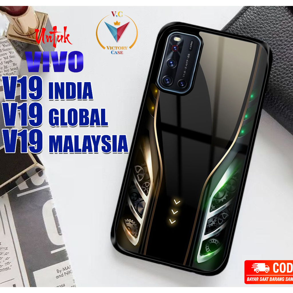 Case Vivo V19 India V19 Global V19 Malaysia Victory Case Motif [ GLXY ] Case Hp Glossy Casing Hardca