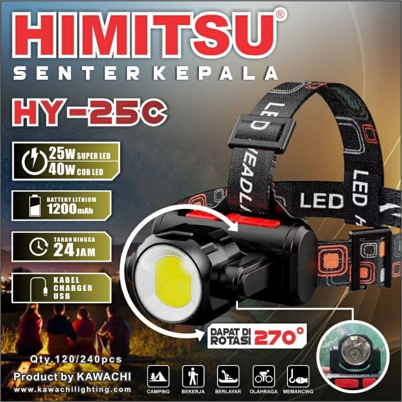 Senter Kepala HIMITSU 25Watt HY-25C