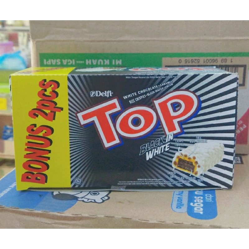 

Top delfi black in white /box