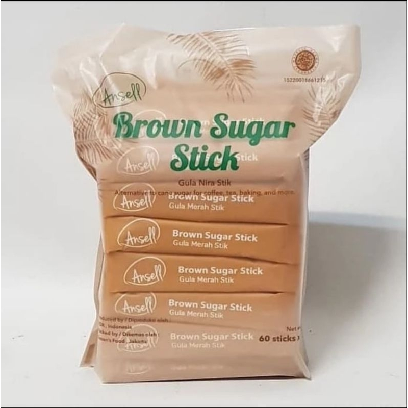 

Ansel brown sugar stick / gula merah isi 60