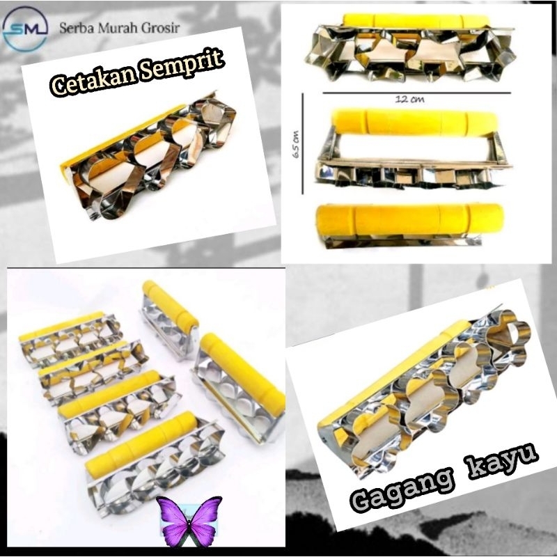 Spuit kue kering/Cetakan kue sagu/Alat hias kue/Cetakan semprit gg kayu