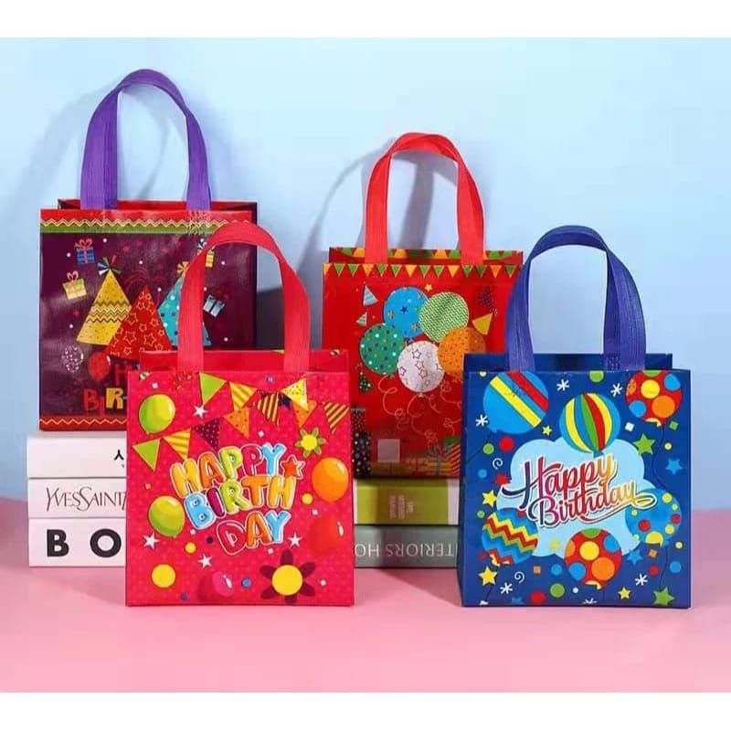 

TERMURAH TAS SOUVERNIR ULANG TAHUN TAS ANAK GOODIE BAG (12pcs MIX)