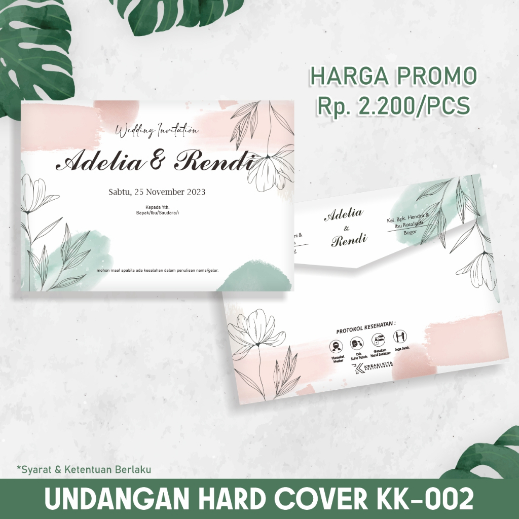 Undangan nikah hardcover full color mewah elegant / Undangan Pernikahan / Undangan Hard Cover Amplop