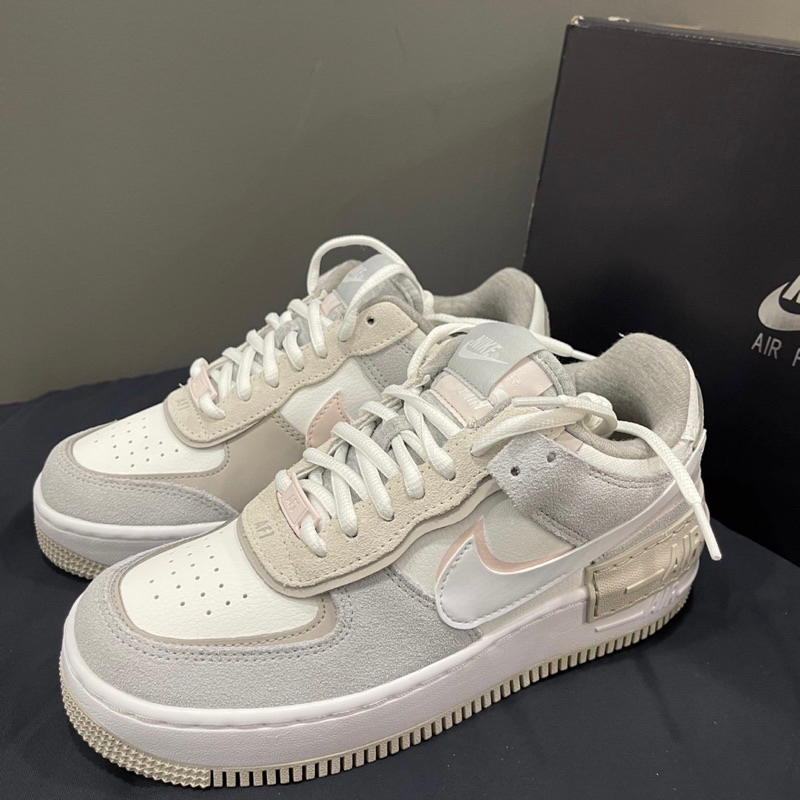 Nike Air Force 1 Low Shadow Grey Fleece 100% Authentic