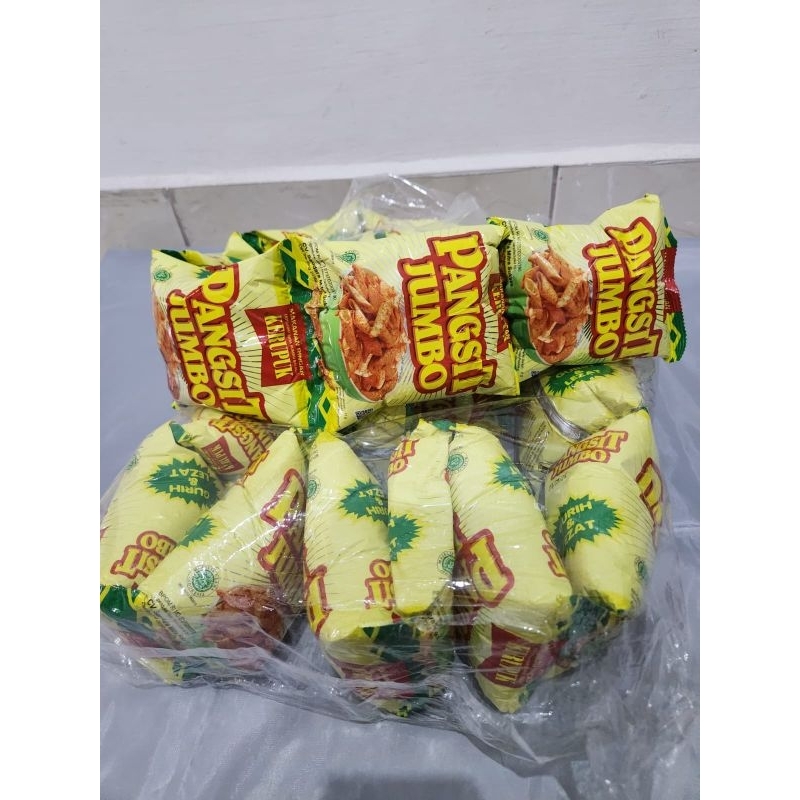 

snack makanan ringan krupuk pangsit jumbo isi 10pcs