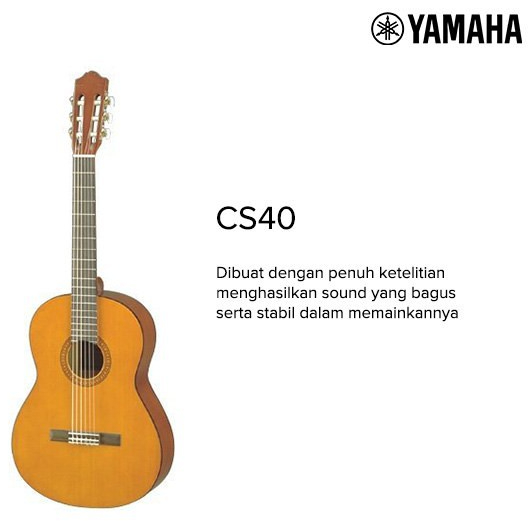 Gitar Akustik Yamaha CS40 Yamaha CS 40 Yamaha CS-40 Original