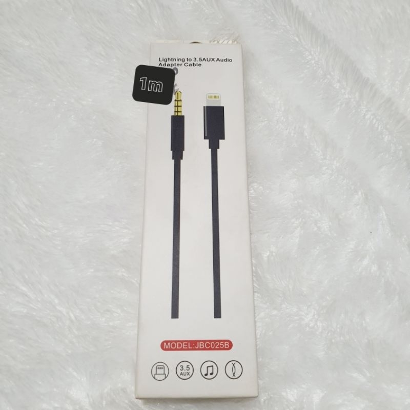 Kabel AUX IPHONE Konverter Audio Lightning to Jack AUX 3.5mm