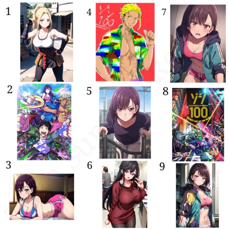 Poster Zom 100 Zombie Ni Naru Bucket List Of The Dead Beatrix Mikazuki Shizuka Kenichurou Tendou Akira Ootori Saori Lukisan Dinding Wallpaper Hiasan Tembok Pajangan Gambar Figure Girl Sexy Bikini Boneka Cewek Toy Doll Dress Kawaii Cosplay Shirt Seksi