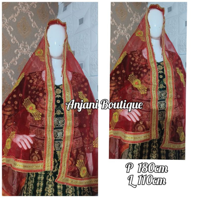 Selendang india import / dupatta india