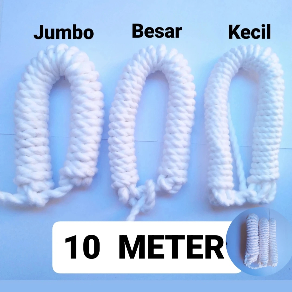 

Tali pramuka 10meter Besar Jumbo, Tali tampar, Tali tambang