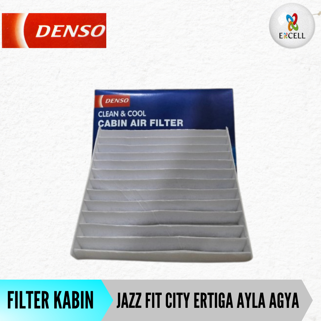 Filter Cabin Kabin Udara Blower Ac Mobil Honda Jazz Gd3 Fit City 2003-2008 Ertiga Ayla Agya Denso