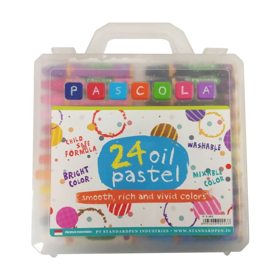 

KRAYON Pascola isi 24 Oil Pastel Crayon Gambar Mewarnai -Standard