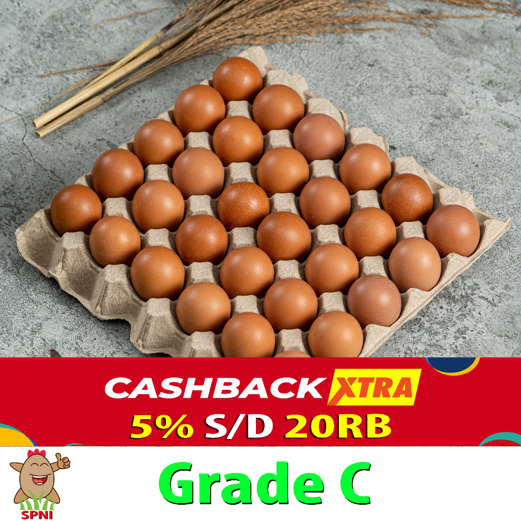 

Telur Ayam SPNI Standard (Grade C 30 Butir) Sortiran Mesin