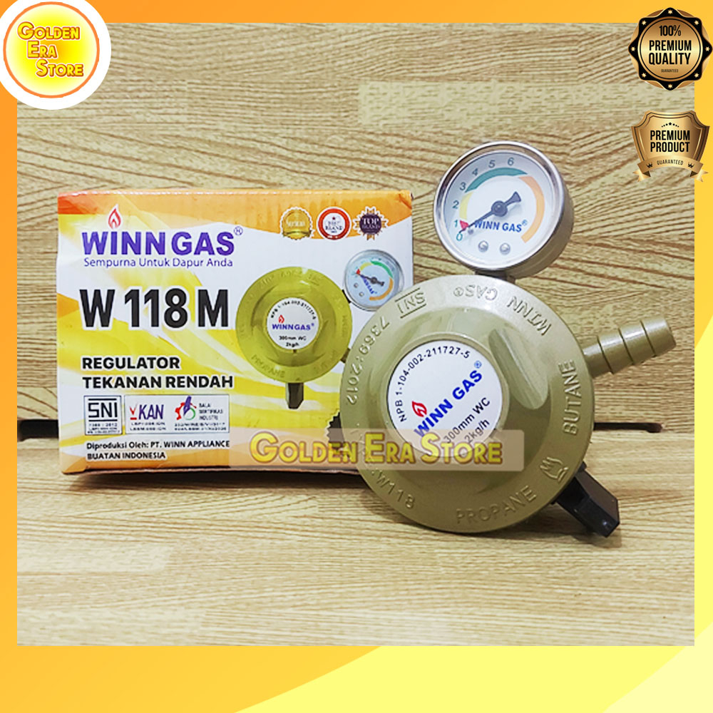 W118 M REGULATOR WINN GAS W 118 M / KEPALA GAS / REGULATOR GAS