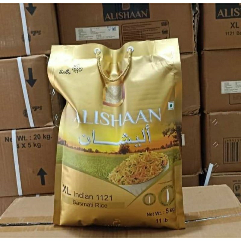 

beras basmati alishaan creamy sella 1121 al ishaan 1kg
