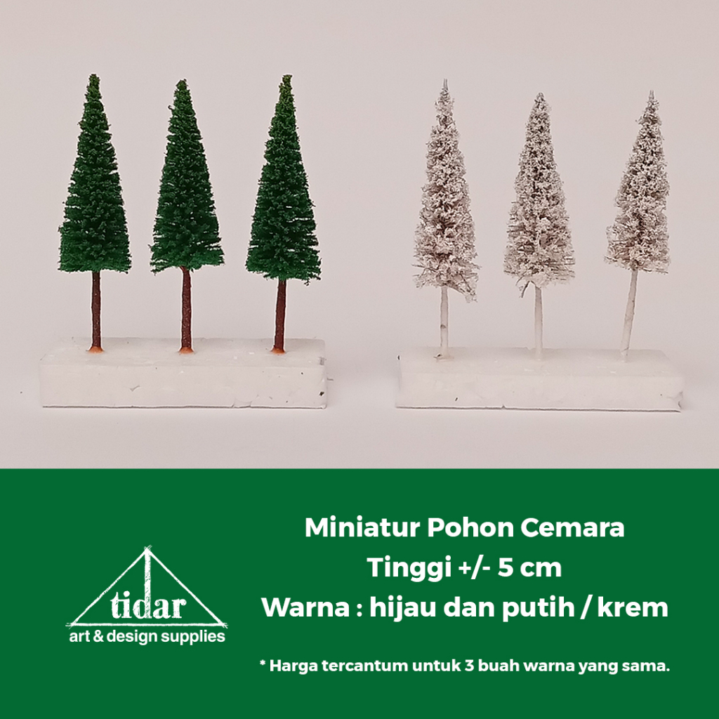

[MR] MH - Miniatur Pohon Cemara Tinggi 5 cm - Maket Tanaman Pinus