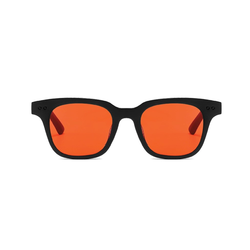 PL-WW004  Kacamata fashion Small candy color sunglasses pria wanita model terbaru KM02a-PL-WW004-Black/Red