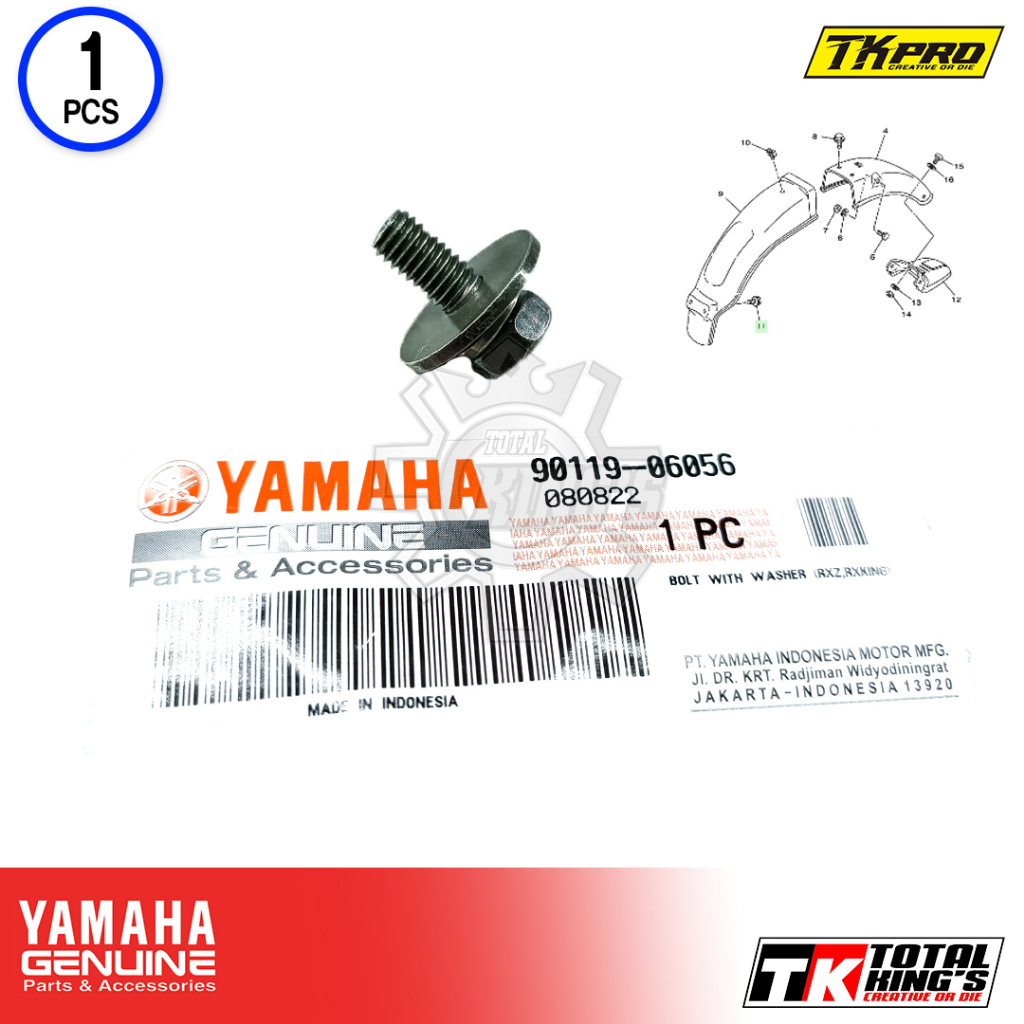 BAUT DAN RING SPAKBOR KOLONG RX KING RXKING ORIGINAL 90119-06056 [SATUAN]