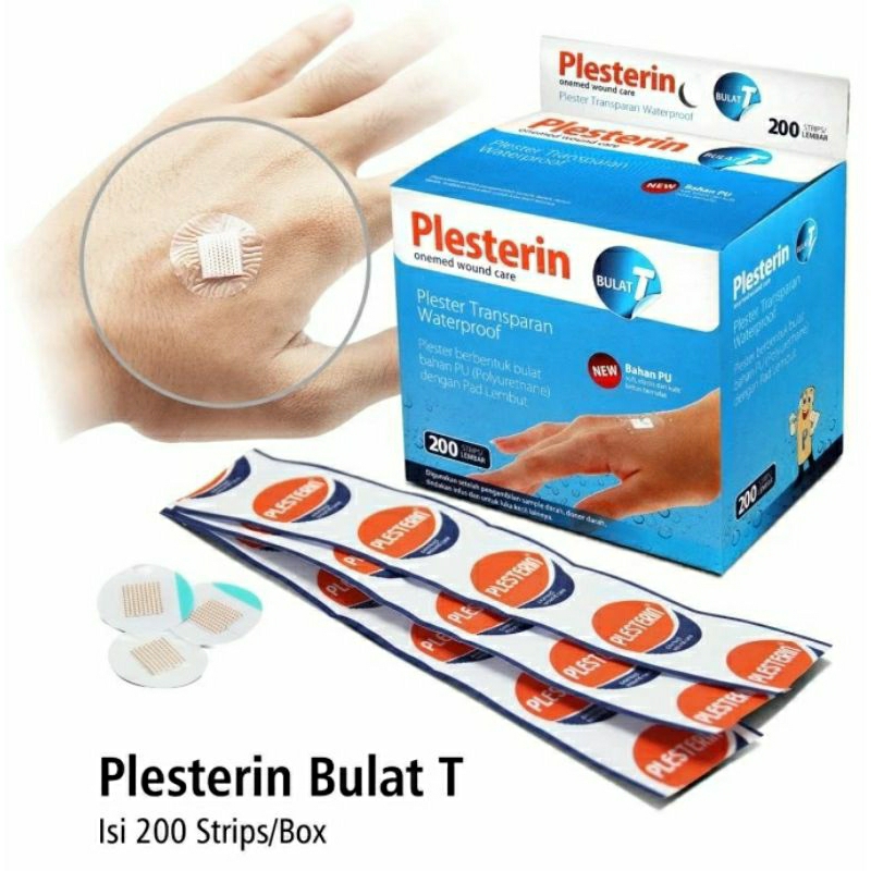 Plesterin Bulat PE Transparan dan Coklat
