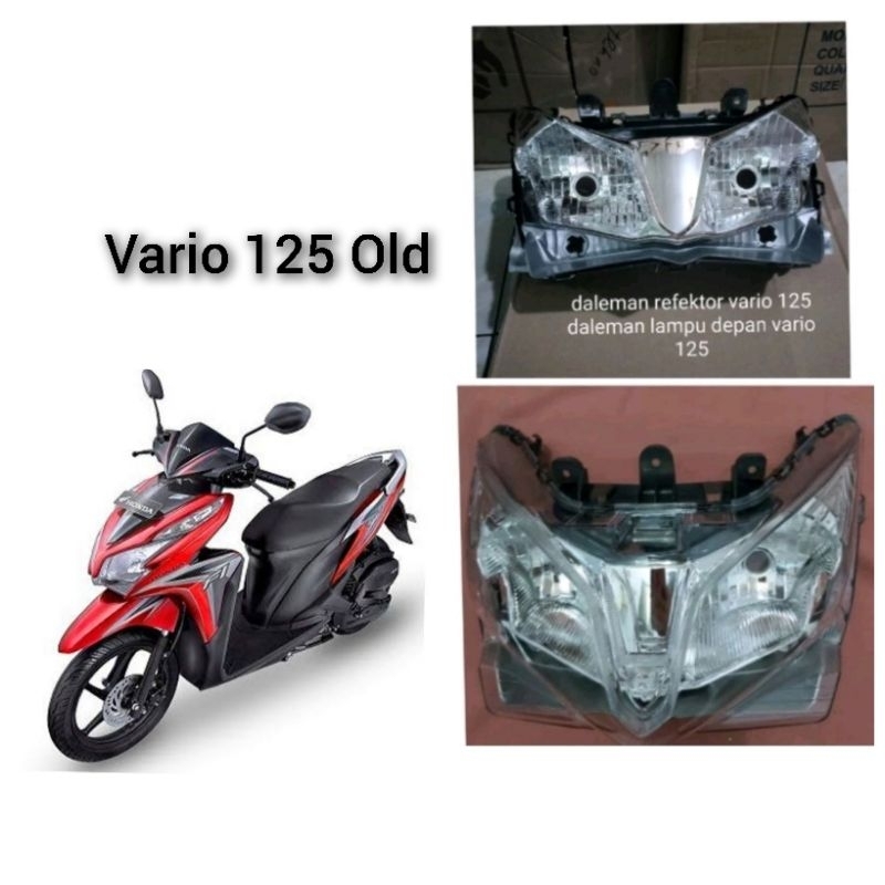Refektor lampu depan vario 125 2012 - 2015 lampu depan vario 125 lama refektor vario 125 2012-2015 v