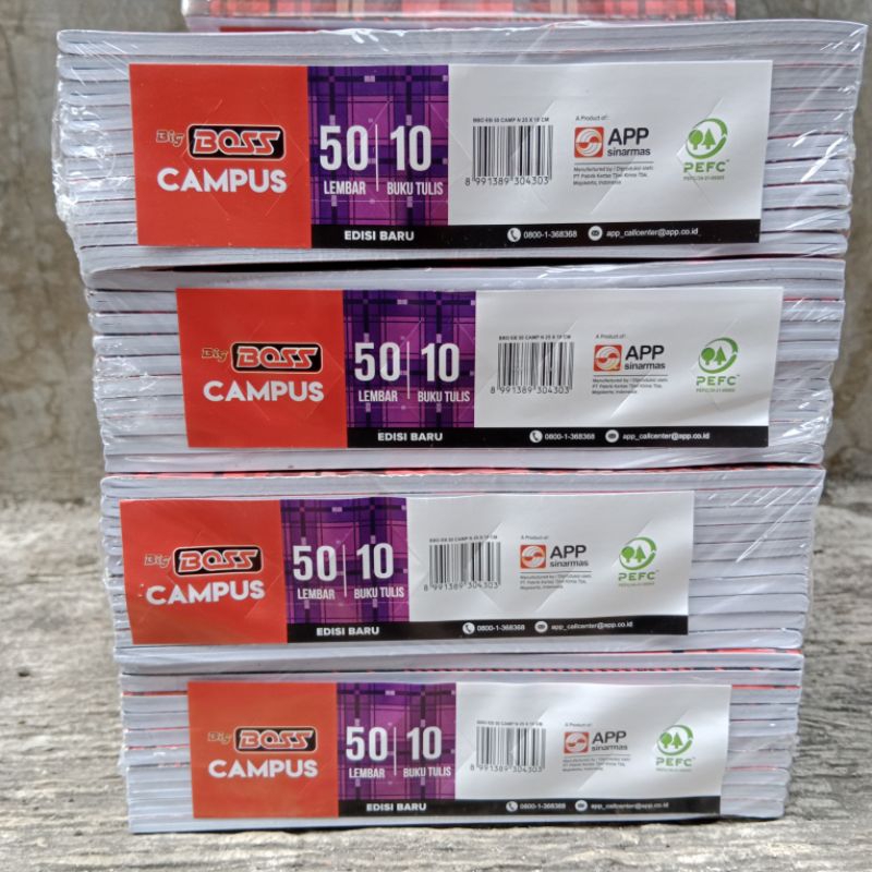 

(Promo) Buku Tulis B Boss 50 Lembar / Buku Catatan Ukuran Boxyy Isi 5 Pcs Buku