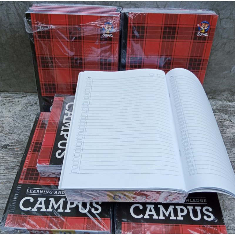 

buku suma campus 50 lembar / buku catatan 1 pak (isi 10 pcs buku)