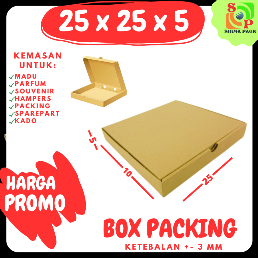 

Dus Kuker 25x25x5 Box Kuker Kue Kering 250 gr Kotak Lebaran POLOS COKLAT KARTON BOX BAJU KOTAK HAMPERS