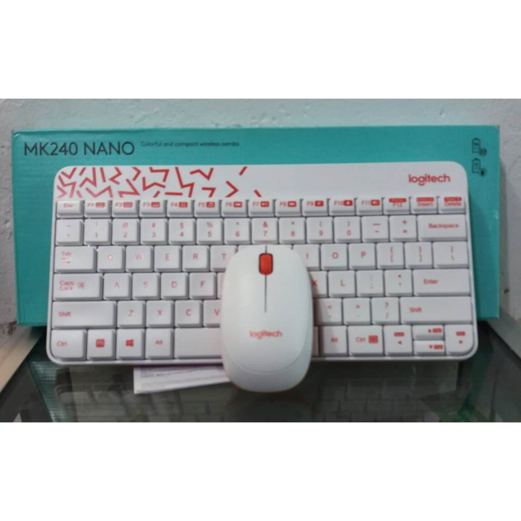 LOGITECH MK240 WIRELESS KEYBOARD DAN MOUSE COMBO