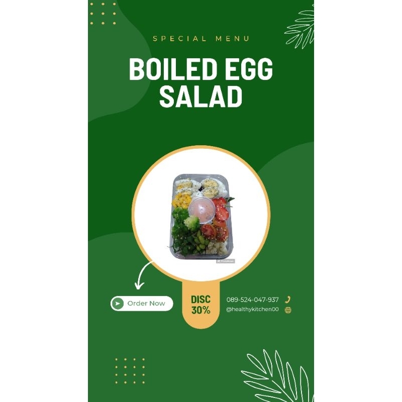 

Boiled egg salad