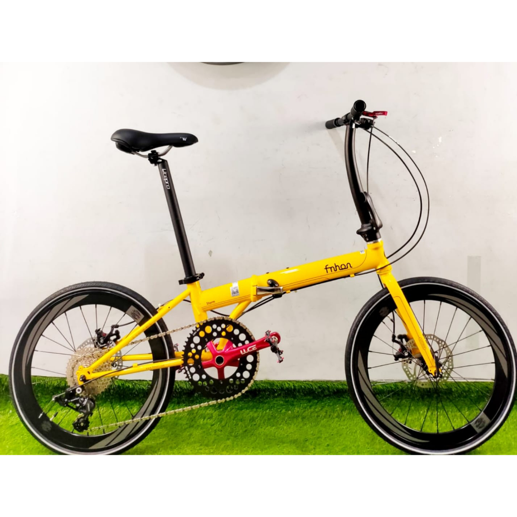 FNHON STORM 20 451 INCH DISCBRAKE LAMPO FOLDING BIKE FULLBIKE