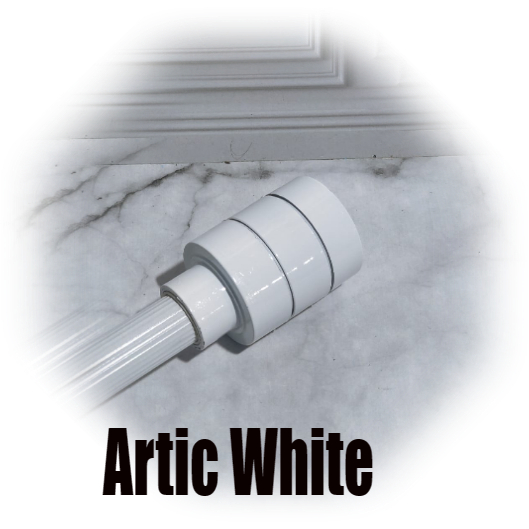 Batang Tiang Rel Besi Gorden Jendela Pintu Minimalis Hitam Putih 1 1.5 2 2.5 3 4 Meter Full Set