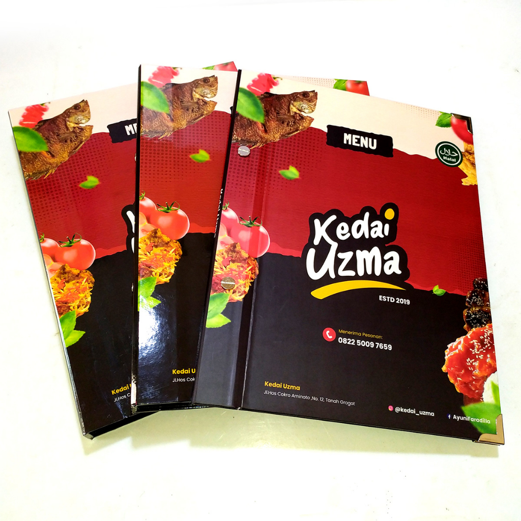 

Buku menu non binder isi 10 hlm