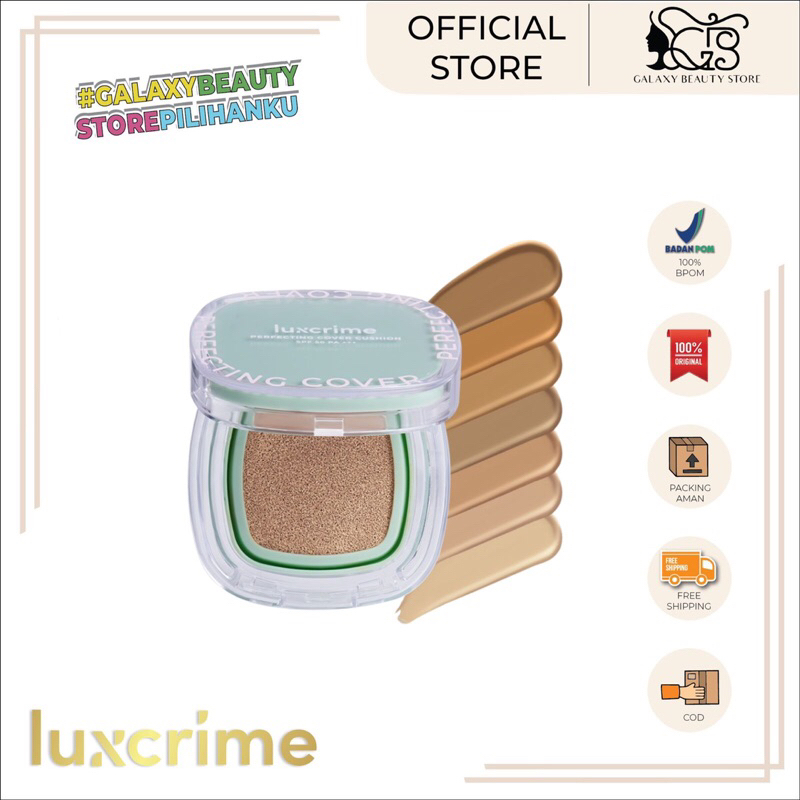 Luxcrime Perfecting Cover Cushion - Velvet Matte SPF 50 PA +++