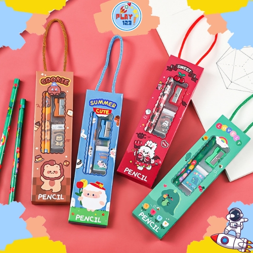 

[PLAY.123] Set Alat Tulis Sekolah 5 In 1