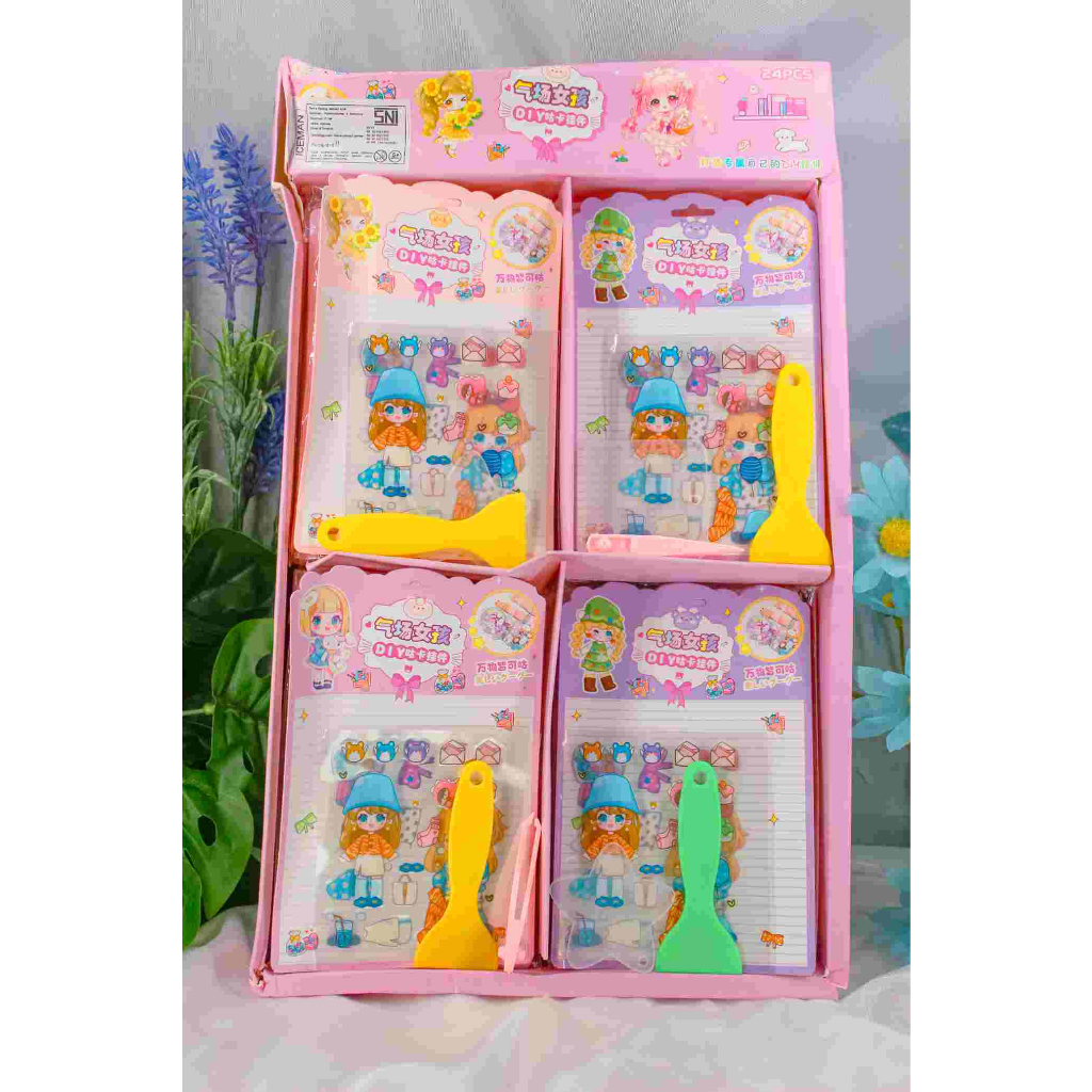 

GROSIR ISI 24 PCS STICKER VIRAL DIY AESTHETIC PENDANT 78-74