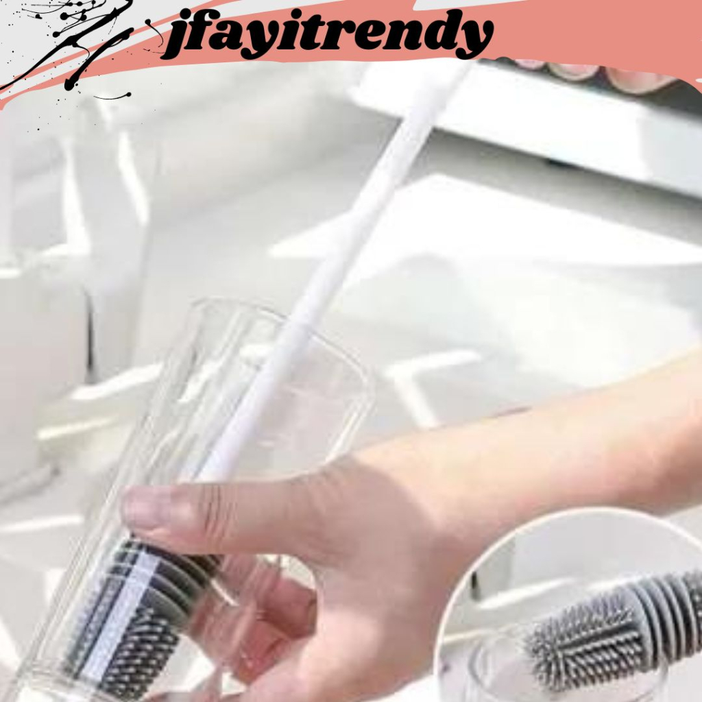 TERMURAH|NEW VARIAN| SIKAT BOTOL SILIKON|SIKAT BOTOL GELAS SILIKON GAGANG PANJANG / SIKAT BOTOL SILI