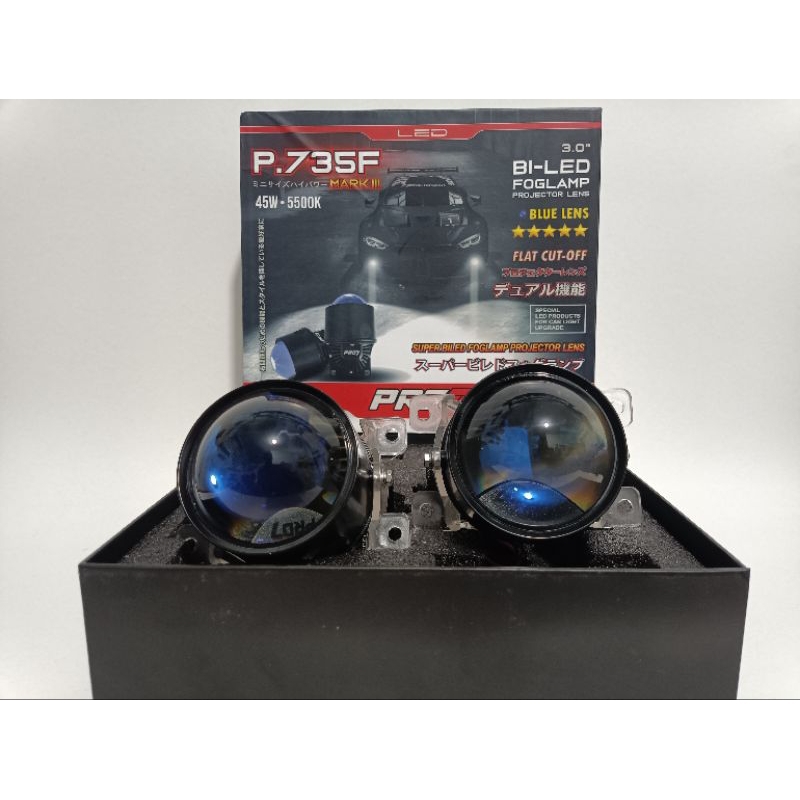 PRO7 P735F LAMPU FOGLAMP PROJECTOR BILED PRO7 P735F 45W BLUE LENS 5500K