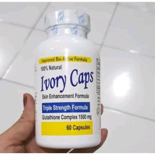 PROMO IVORY CAPS ORIGINAL GLUTATHIONE COMPLEX 1500MG IVORY CAPS ASLI