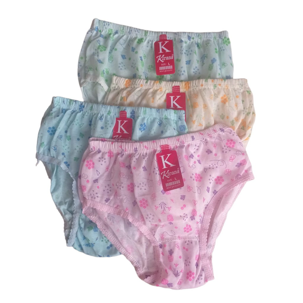 PER 6 PCS CELANA DALAM WANITA DEWASA/SEMPAK PEREMPUAN BUNGA-BUNGA TERMURAH